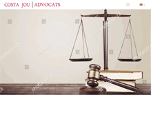 Tablet Screenshot of costajouadvocats.com